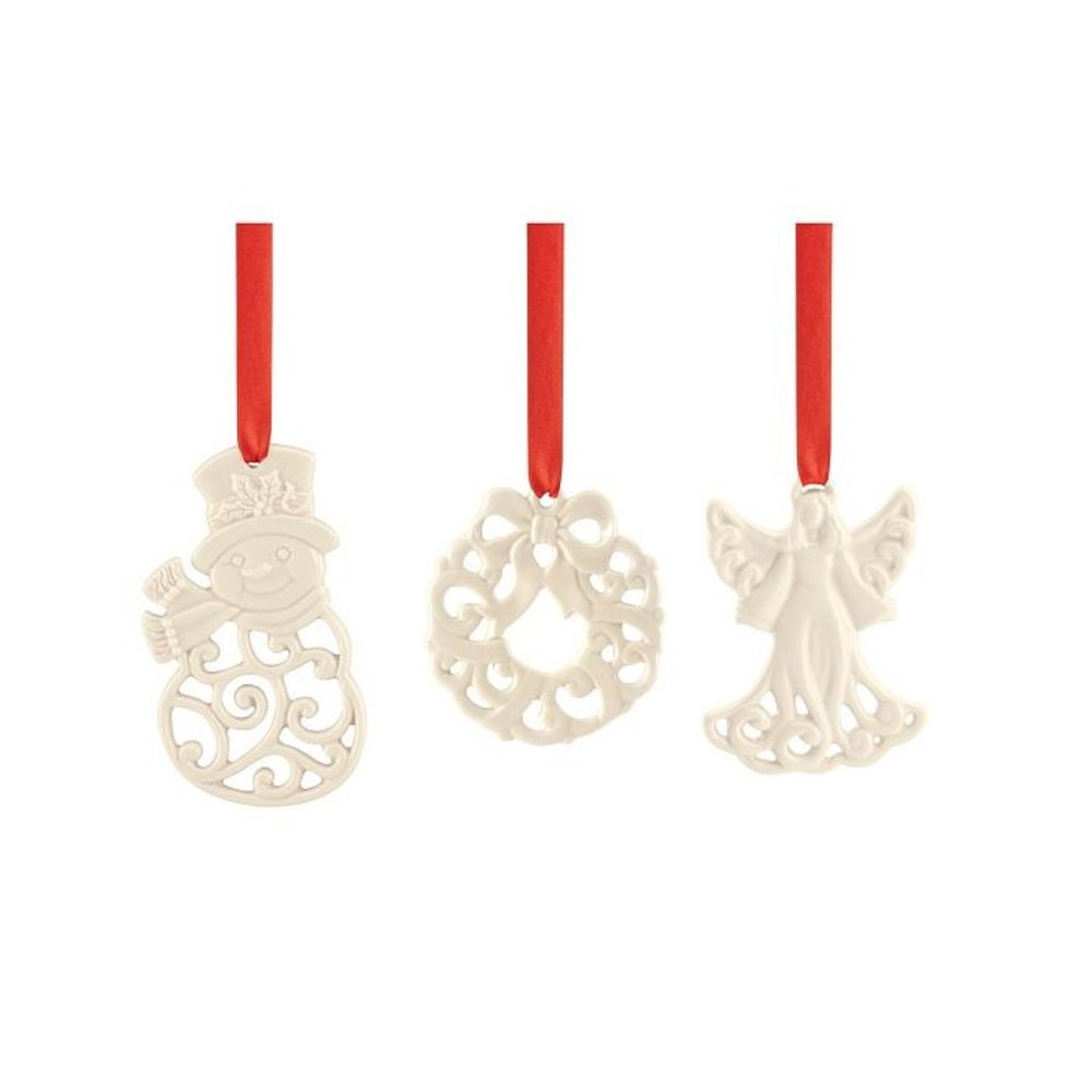 NIB lenox 3-Pieces Holiday  Ornament Charms Set